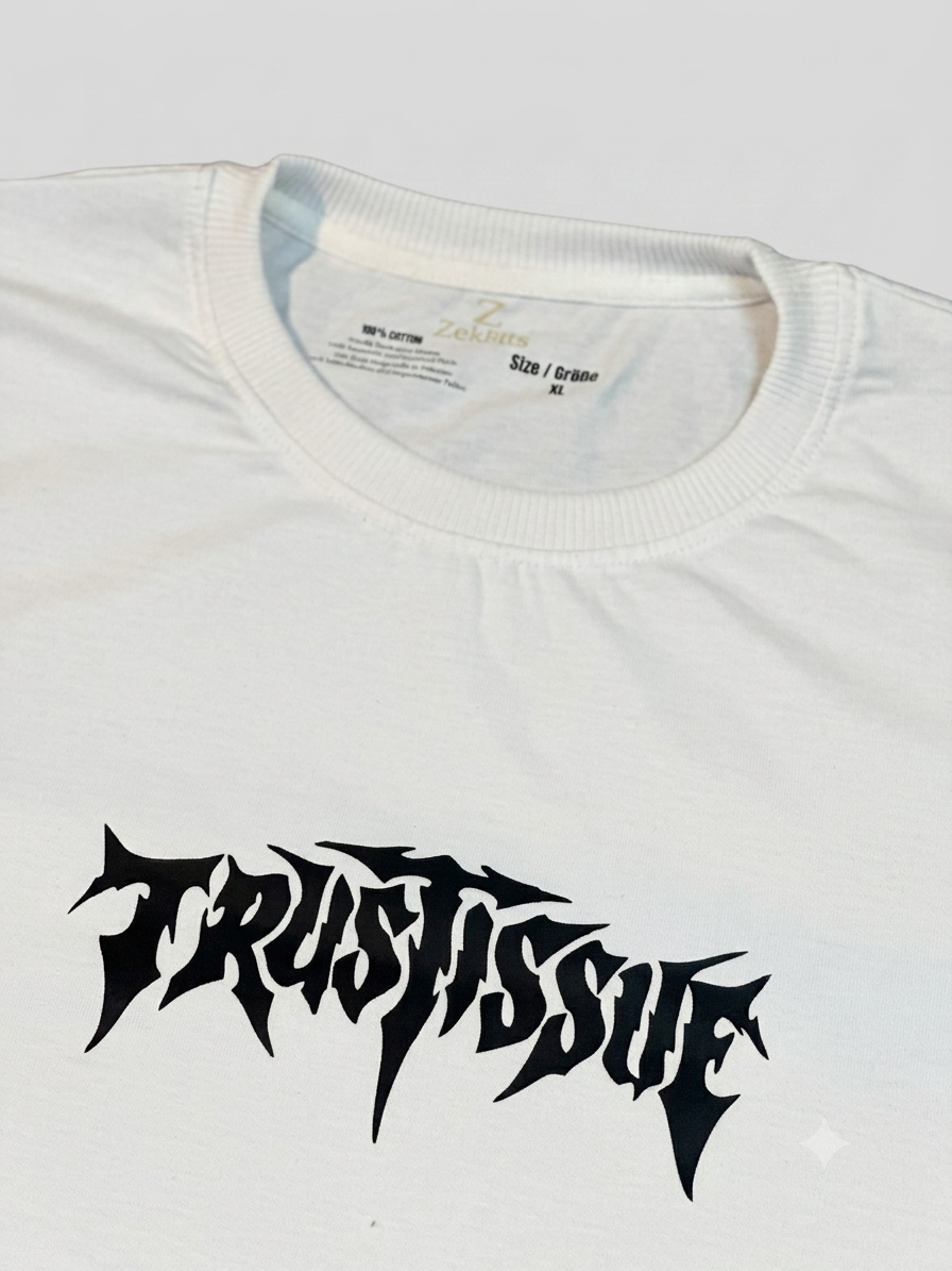 Trustissue Slogan Printed T-Shirt