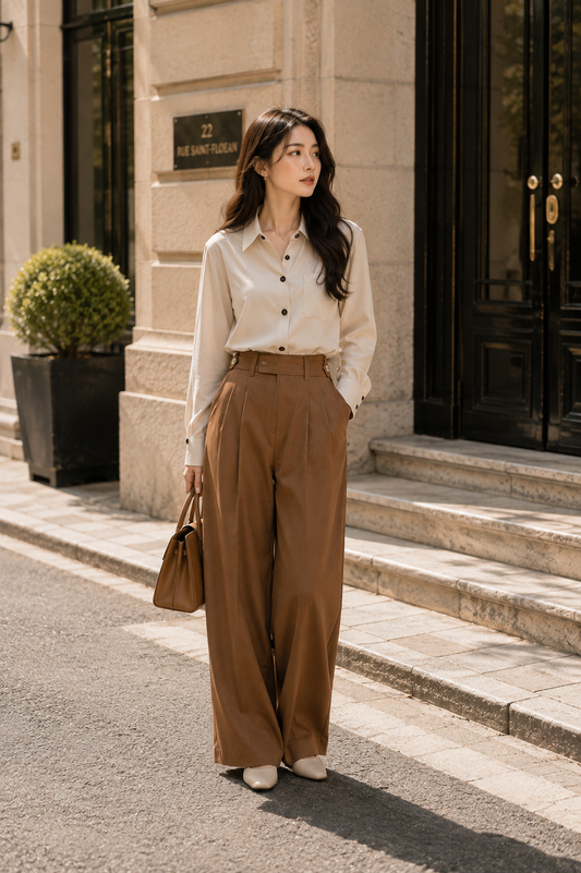 Korean Wide Leg Pants