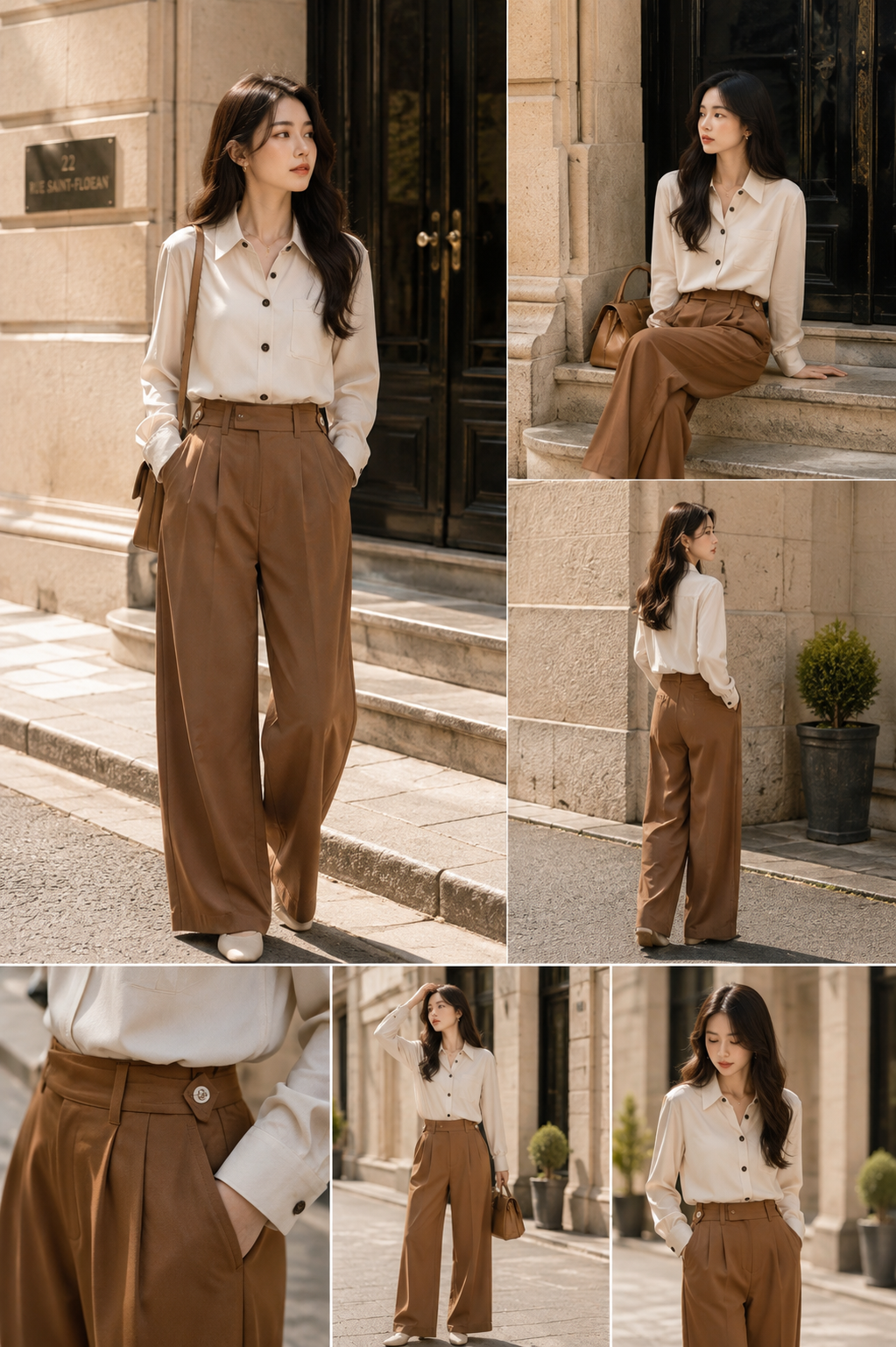 Korean Wide Leg Pants