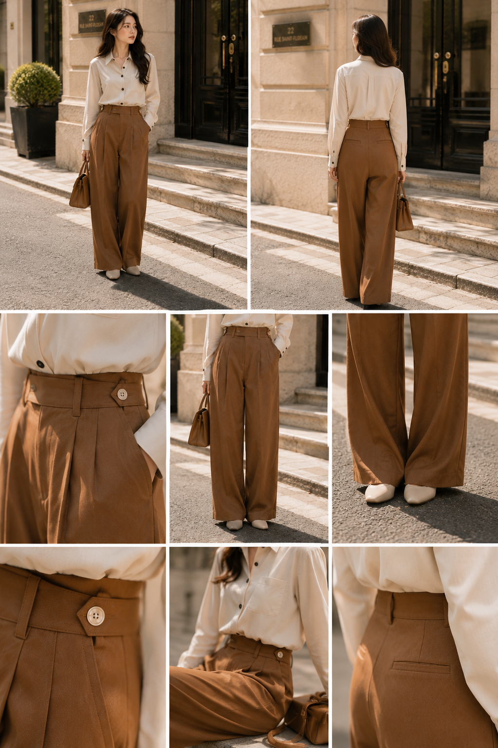 Korean Wide Leg Pants